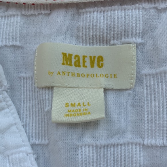 Anthropologie/Maeve Roberta Textured Henley Tunic Sz S - Picture 4 of 7